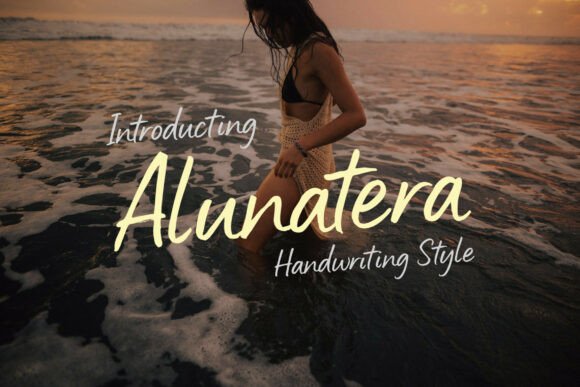 Alunatera: A Font for Branding and Social Media