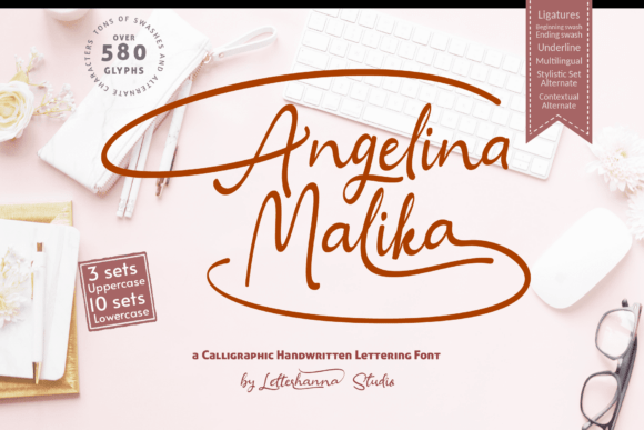 Angelina Malika: A Script Font That Elevates Web Design