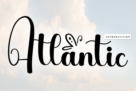 Atlantic: A Versatile Script Font for Campaign Creativity