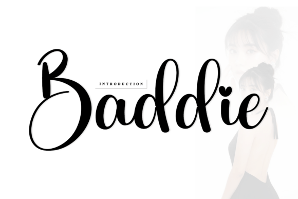 Baddie: A Script Font for Editorial Elegance