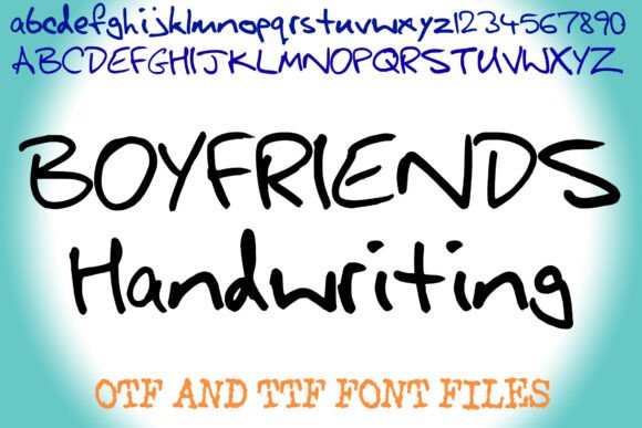 Boyfriends Handwriting: A Font That Feels Like a Real Connection