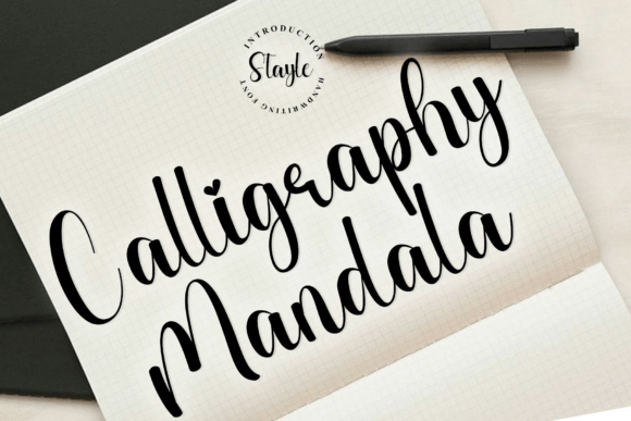 Calligraphy Mandala: A Font That Elevates Brand Identity