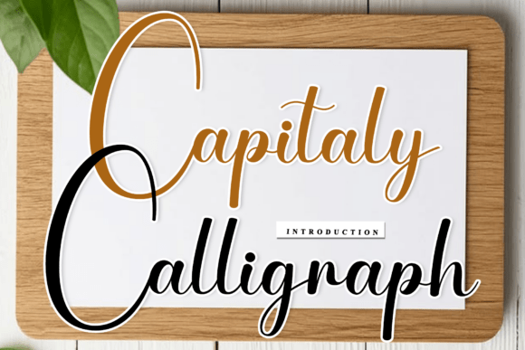 Capitaly Calligraph: The Font That Elevates Your Brand