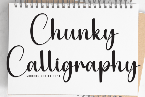 Chunky Calligraphy: A Font That Elevates Brand Identity