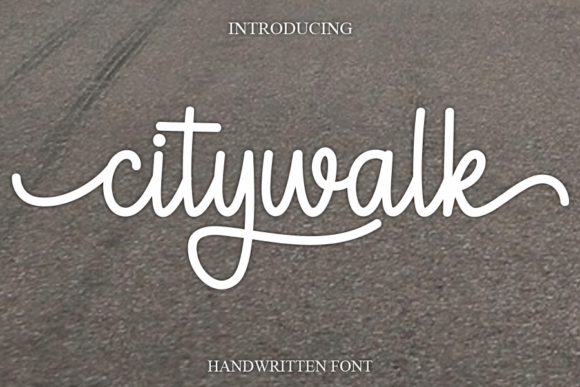 Citywalk: A Versatile Script Font for Digital Design