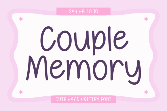 Couple Memory: A Font for Heartfelt Design