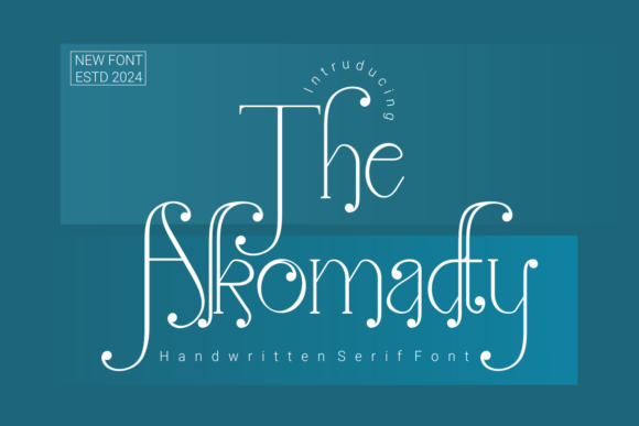 Enhance Your Brand with The Alkomadty Serif Font