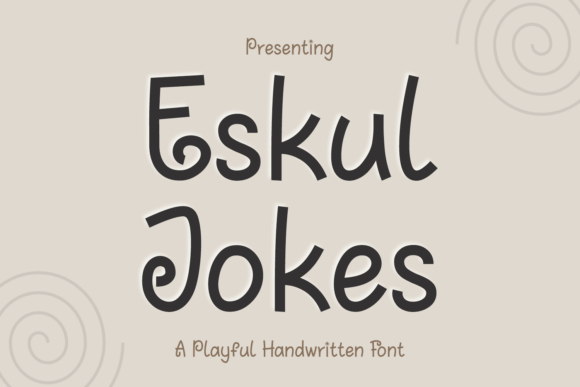Eskul Jokes: A Playful Font for Campaign Creativity