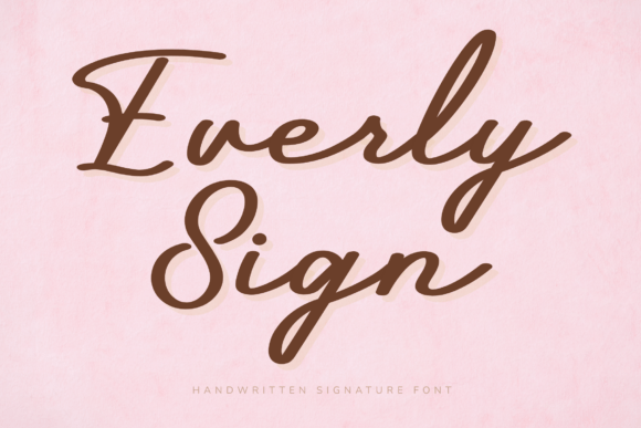 Everly Sign: A Delicate Script for Editorial Elegance