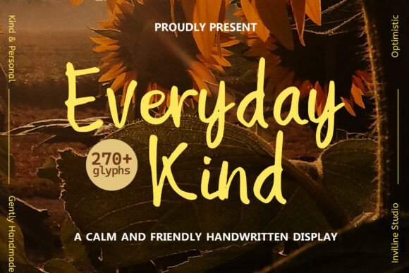 Everyday Kind: A Script Font for Web Design and Branding