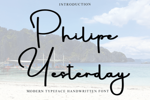 Fhilipe Yesterday: A Festive Script for Holiday Branding