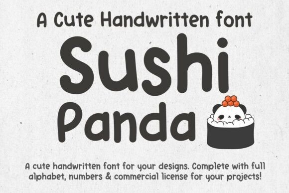 Font That Shapes Your Brand: Sushi Panda for Small Business