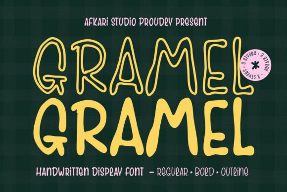Gramel: A Font That Breathes Life into Your Handmade Creations