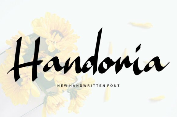 Handoria: A Script Font That Elevates Editorial Design