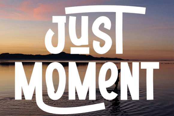 Just Moment: A Script Font for Editorial Elegance
