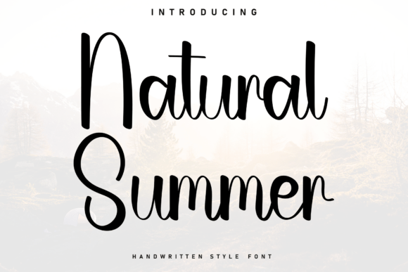 Natural Summer Font for Web Designers