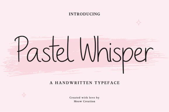 Pastel Whisper: A Font That Elevates Your Brand