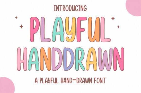 Playful Handdrawn: A Font That Brings Joy to Every Craft Project