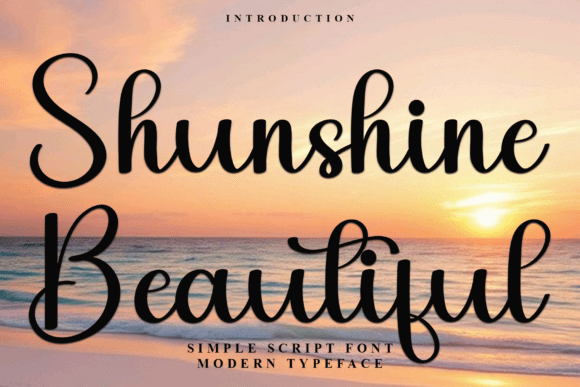 Shunshine Beautiful: A Font That Breathes Life Into Branding